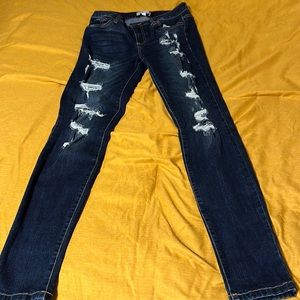 Dark blue skinny jeans